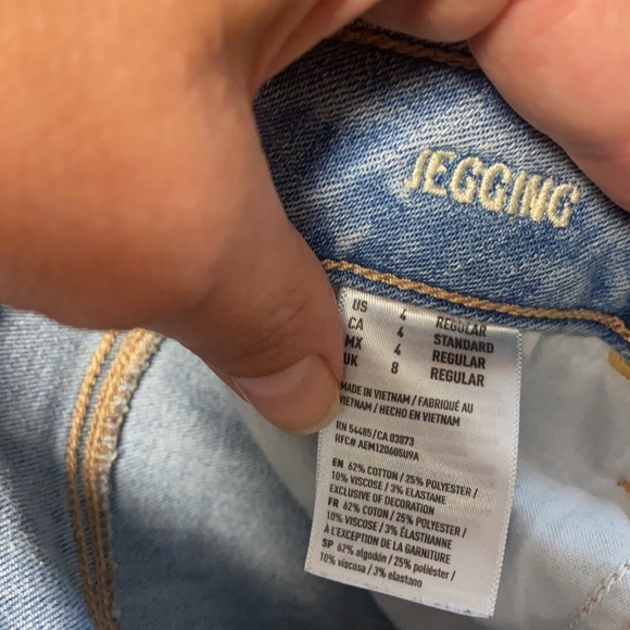 American Eagle Super Super Stretch Jegging Size 4 Regular - Picture 7 of 11